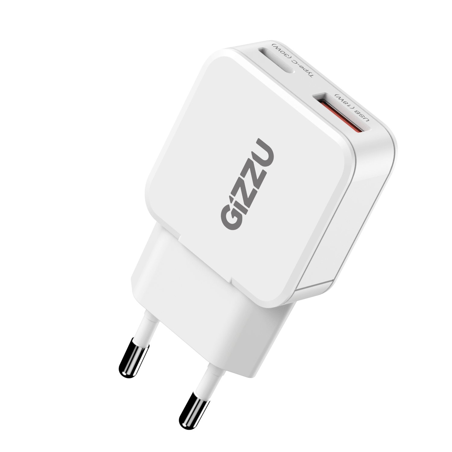 GWCCU30W_Gizzu-2-Port-30W-GaN-Wall-Charger-White_wr_01ajpg - Computech-Solutions