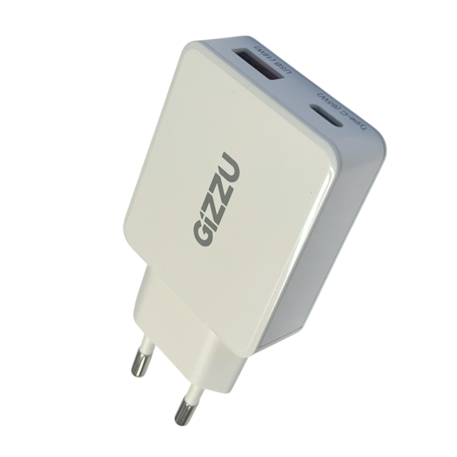 GWCCU65W_Gizzu-2-Port-65W-GaN-Wall-Charger-White_wr_01bjpg - Computech-Solutions