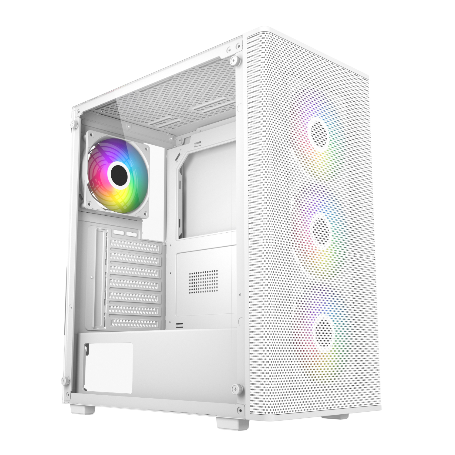 M220-WA_FSP-M220-ATX-RGB-Gaming-Chassis-White_wr_01jpg - Computech-Solutions