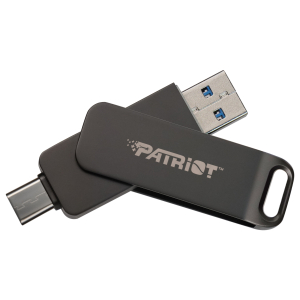 Patriot Rage R550 256GB USB3.2 Swing Type A to Type-C Flash Drive