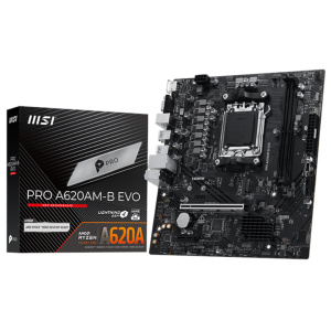 MSI PRO A620AM-B EVO AM5 M-ATX Motherboard