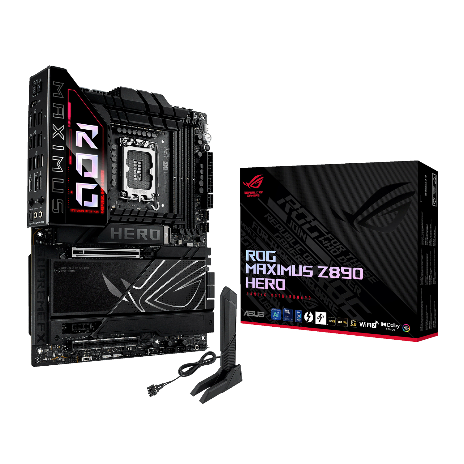 ROGMAXIMUSZ890HERO_Asus-ROG-Maximus-Z890-Hero-Intel-LGA1851-ATX-Gaming-Motherboard-Black_wr_01jpg - Computech-Solutions