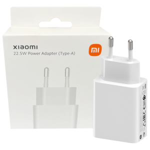 Xiaomi 22.5W fast charge Type-A USB power adapter, white