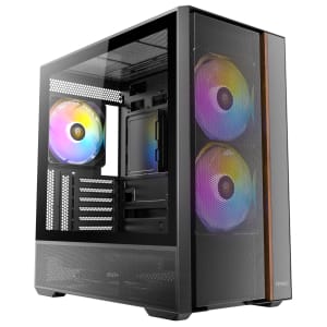 FLUXREARAntecFLUXRearARGBATXMidTowerGamingChassisBlackwr01ajpg ComputechSolutions