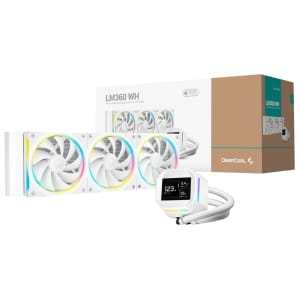 R-LM360-WHDMMC-1_DeepCool-LM360-ARGB-360mm-AIO-CPU-Liquid-Cooler-White_wr_01jpg - Computech-Solutions