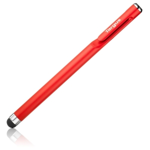 TARGUS ANTIMICROBIAL STYLUS EMBEDDED CLIP - RED, FUNCTIONAL