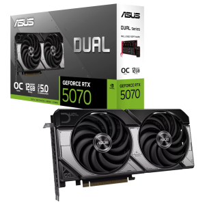 ASUS Dual GeForce RTX 5070 12GB GDDR7 OC Edition Graphics Card
