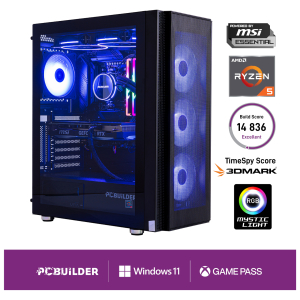 PCBuilder Ryzen 5 9600X NEXUS Windows 11 Gaming PC
