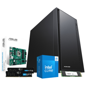 PCBuilder Intel i5-14400 OFFICE Master Windows 11 Desktop PC