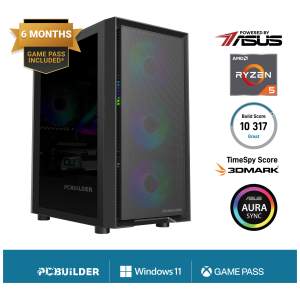 PCBuilder Ryzen 5 5600XT PATHFINDER Windows 11 Gaming PC