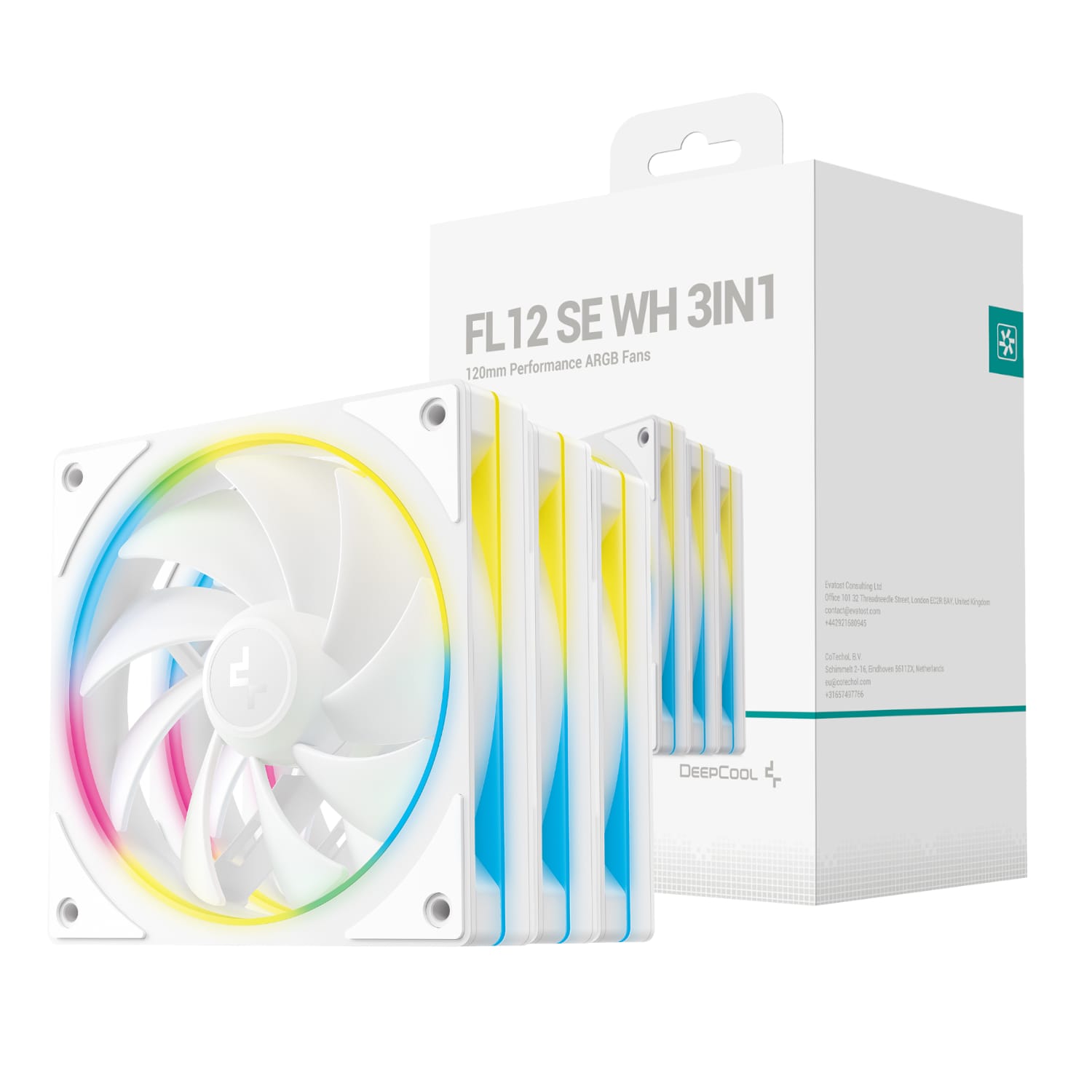 R-FL12SE-WHAPN3-G_DeepCool-FL12-3-in-1-ARGB-120mm-Fan-3-Pack-White_wr_01ajpg - Computech-Solutions