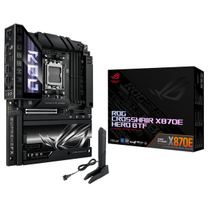 ASUS ROG CROSSHAIR X870E HERO BTF AMD AM5 ATX Gaming Motherboard