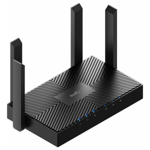 Cudy AX3000 5-Port Gigabit Dual-Band Wi-Fi 6 Mesh Router – Black