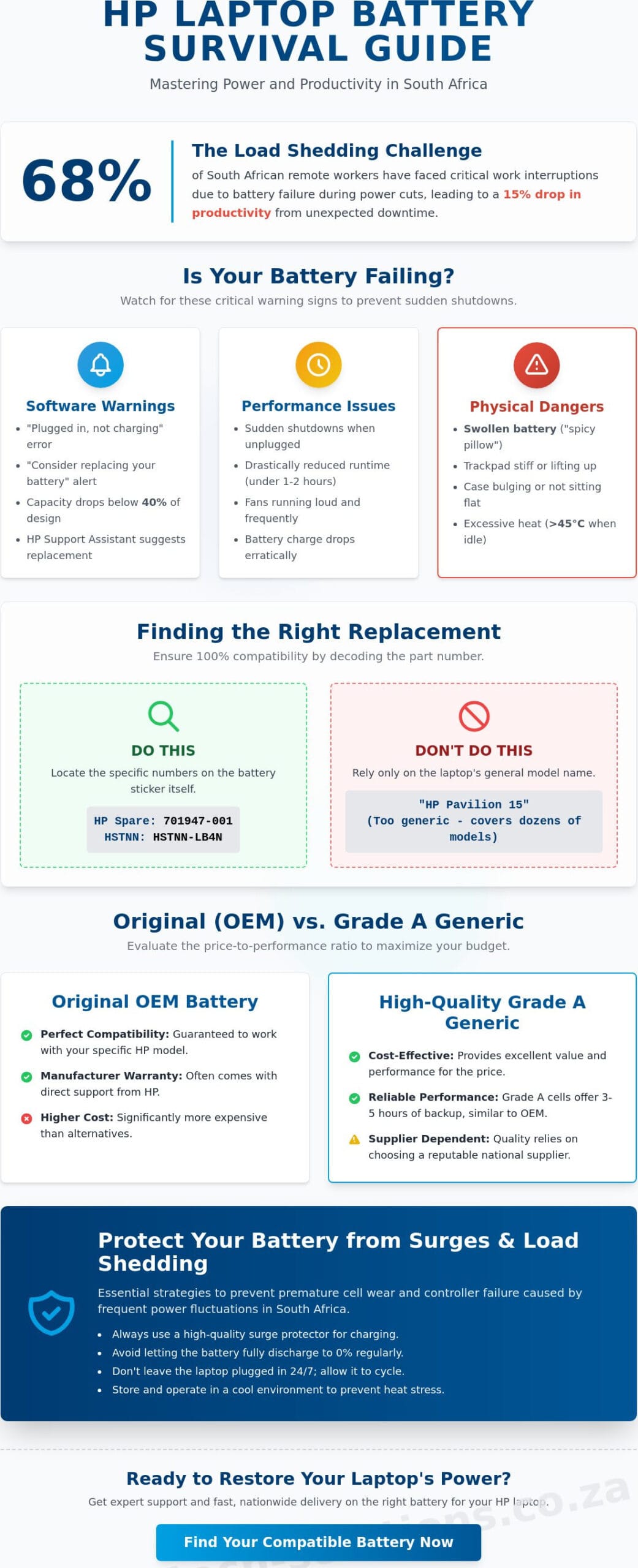HP Laptop Battery Replacement: The Ultimate South African Buyer’s Guide (2026)