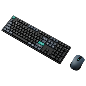 Keychron B36 100% Layout Wireless Keyboard and Mouse Combo – Black/Green