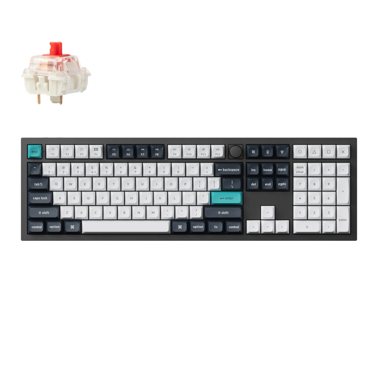 Q6M-M1_Keychron-Q6-Max-QMK-VIA-Wireless-Mechanical-Keyboard-Red-Switches_wr_01ajpg - Computech-Solutions