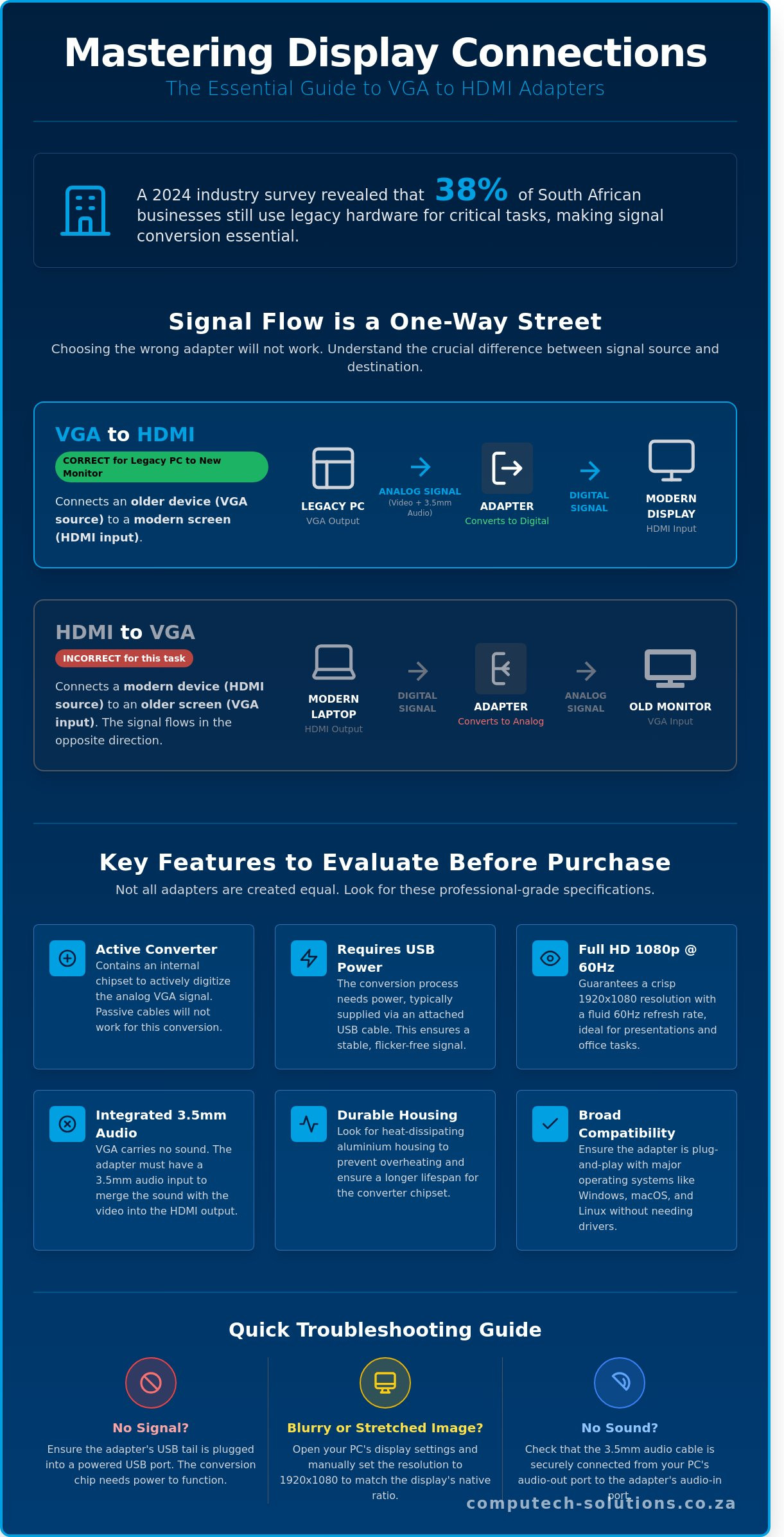 The Ultimate Guide to VGA to HDMI Adapters: Connecting Legacy Tech in 2026