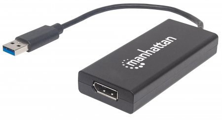 152327 - Computech-Solutions Manhattan USB 3.0 to HDMI display adapter dongle with HDMI female port and USB-A connector
