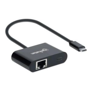 UGREEN USB-C Ethernet adapter with RJ-45 port and USB-C connector.