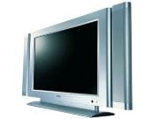 59M3504001 - Computech-Solutions Flat-screen television with silver side speakers and a stand on a rectangular base.