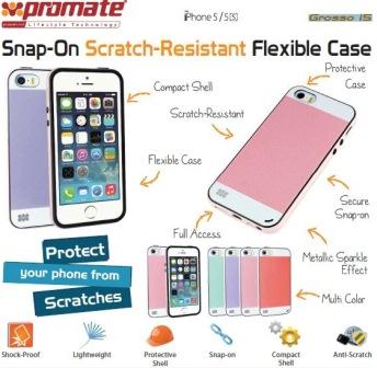 6959144004624 - Computech-Solutions Snap-On scratch-resistant flexible iPhone case shown in multiple colors with protective shell and full access ports.