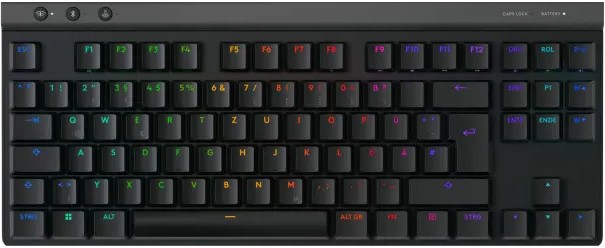920-012538 - Computech-Solutions Full-size gaming keyboard with multicolor RGB backlit keys.