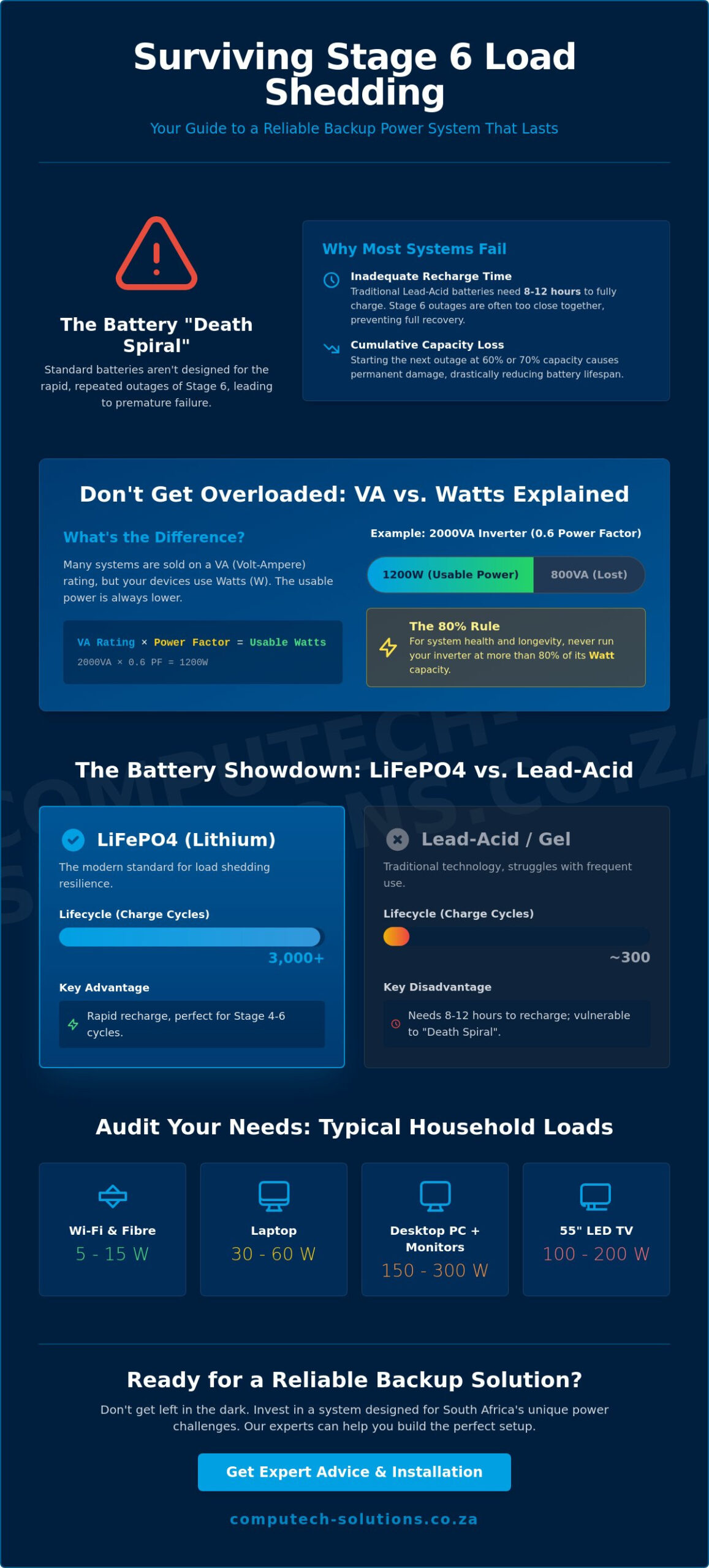 Best Solar Battery Backup and UPS for Load Shedding South Africa (2026)