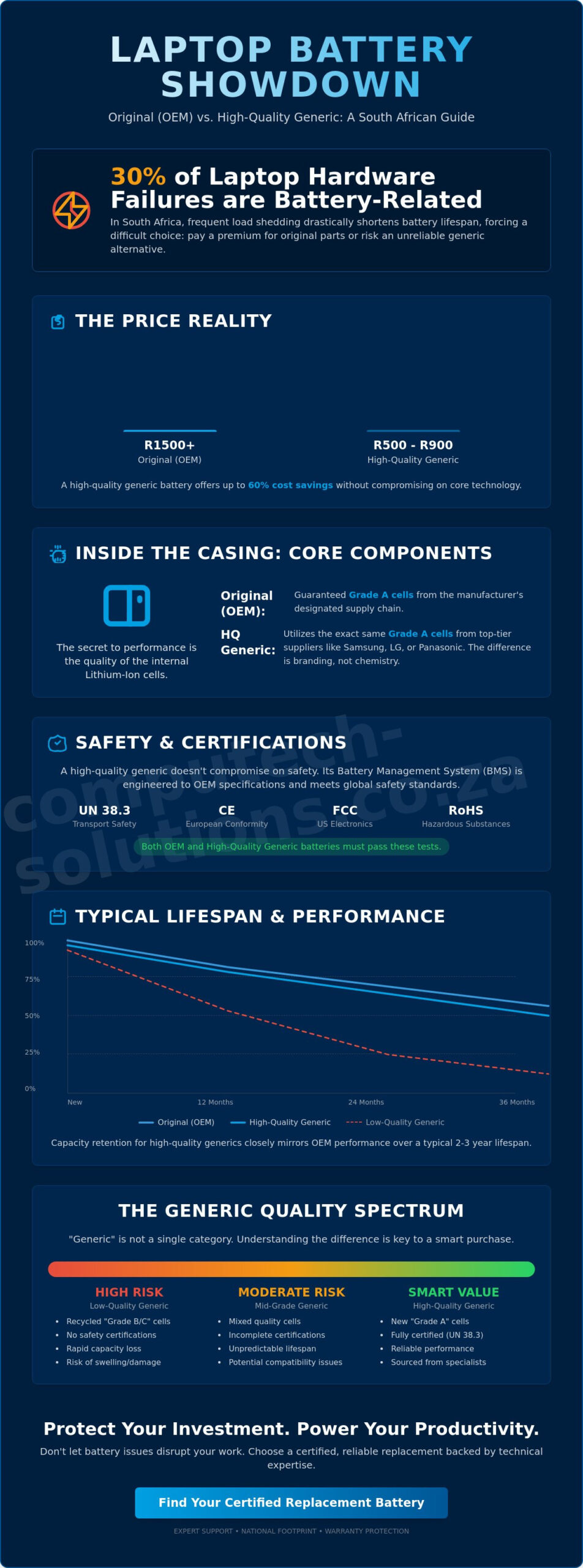 Generic vs Original Laptop Battery Quality: A Strategic Guide for 2026