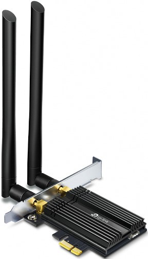 ARCHER TX50E - Computech-Solutions PCIe Wi‑Fi network card with two tall external antennas