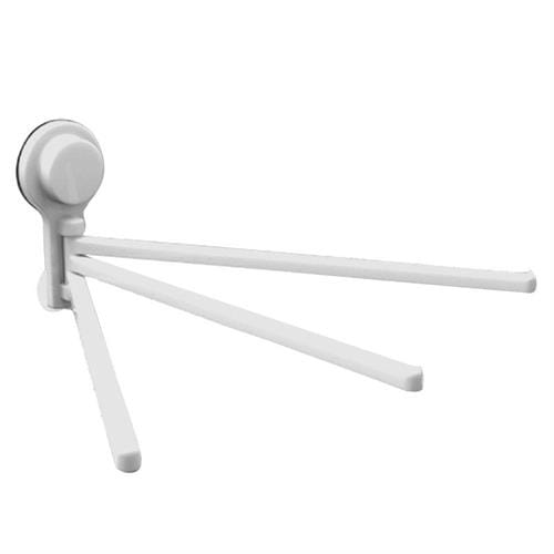 BLX-30146 - Computech-Solutions White wall-mounted bracket with three extendable arms pointing outward (multi-arm hook)