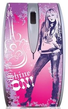 DSY-MO140 - Computech-Solutions Pink and purple device skin with a stylized woman image and the words Shine On!