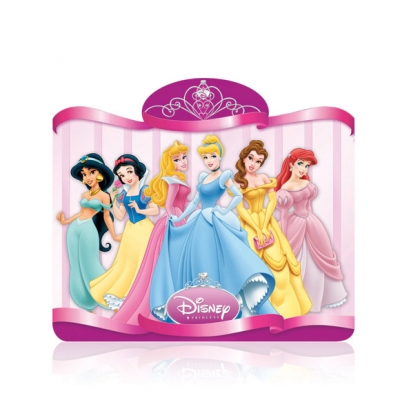 DSY-MP010 - Computech-Solutions Group of Disney Princesses (Jasmine, Snow White, Cinderella, Belle, Aurora, Ariel) on a pink promotional banner with the Disney Princess logo.
