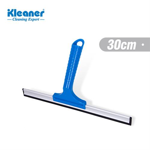 GSB007 - Computech-Solutions Blue squeegee with a white rubber blade and blue handle, labeled 30 cm for window cleaning (brand: Kleaner Cleaning Expert).