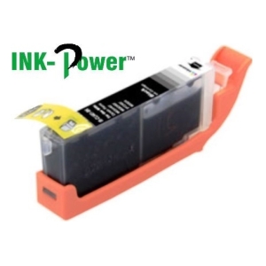 Ink cartridge for a printer with an orange base and Ink-Power branding.