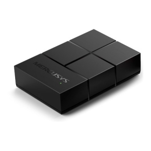 MS105G - Computech-Solutions Black 4-bay external hard drive enclosure with a small green status light on the side.