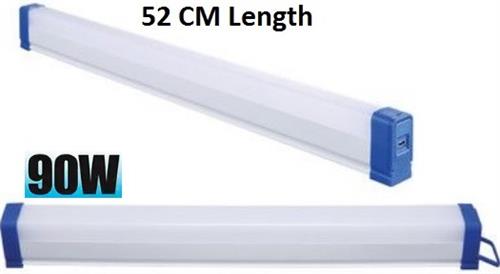 NBT550 - Computech-Solutions 52 cm long fluorescent light fixture with blue end caps (90W)