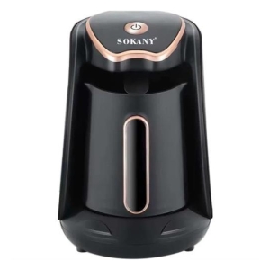 SK04008 - Computech-Solutions Sokany compact black kitchen gadget with rose-gold trim and a vertical window on the front.