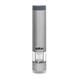 Salton stainless steel spice grinder with a clear bottom chamber (spice mill).