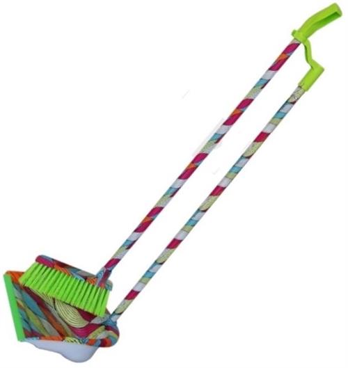 TH140-RNBW - Computech-Solutions Colorful handheld crafting tool with two long striped arms and a green handle, featuring a small green-bristled brush at the end.