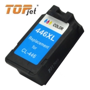 TOPjet color 446XL replacement ink cartridge for CL-446 (printer ink).