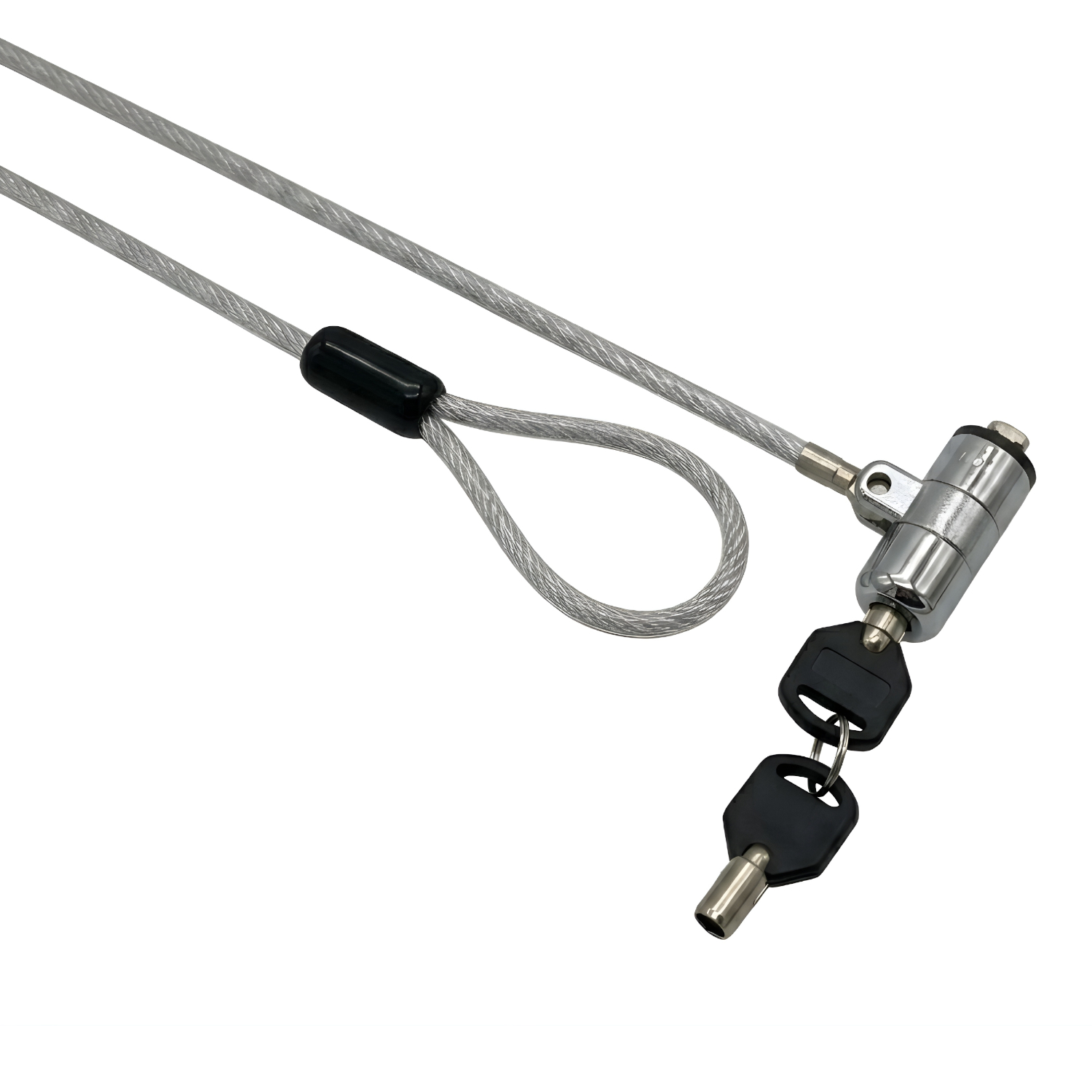GCTKLMK_GIZZU-18m-T-Bar-Laptop-Cable-Lock-Master-Key-Compatible-Silver_wr_01ajpg - Computech-Solutions