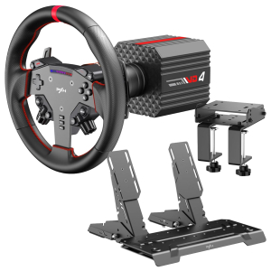 PXN-VD4BUNDLEABT_PXN-VD4-Direct-Drive-Sim-Racing-Wheel--PD-HM-Dual-Pedal--Z8-Clamp-Bundle-Black_wr_01ajpg - Computech-Solutions