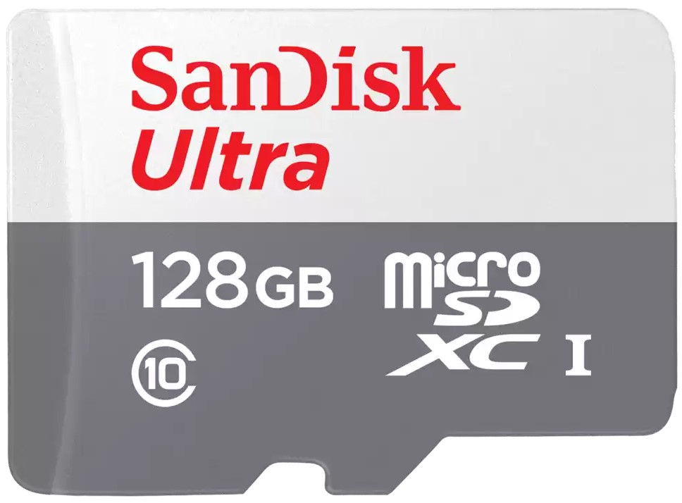 SDSQUNR-128G-GN6MN - Computech-Solutions SanDisk Ultra 128GB microSDXC memory card with Class 10 symbol
