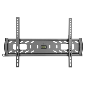 VK-4043-BK - Computech-Solutions Heavy-duty adjustable wall mount bracket for a flat-screen TV with two vertical mounting arms and a center bubble level for alignment