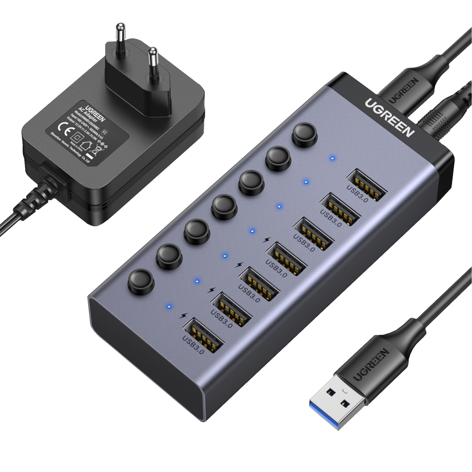 CM481-90307_UGREEN-7-in-1-USB-30-Hub-Grey_wr_01ajpg - Computech-Solutions