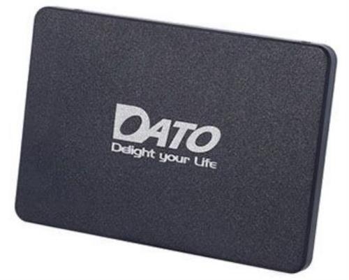 DS700-1024MB - Computech-Solutions Black rectangular external hard drive with the DATO logo and slogan 'Delight your Life' on its surface.