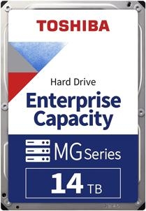 HDEPZ12GEA51F - Computech-Solutions Toshiba Enterprise Capacity MG Series hard drive label showing 14 TB capacity (14 terabytes).