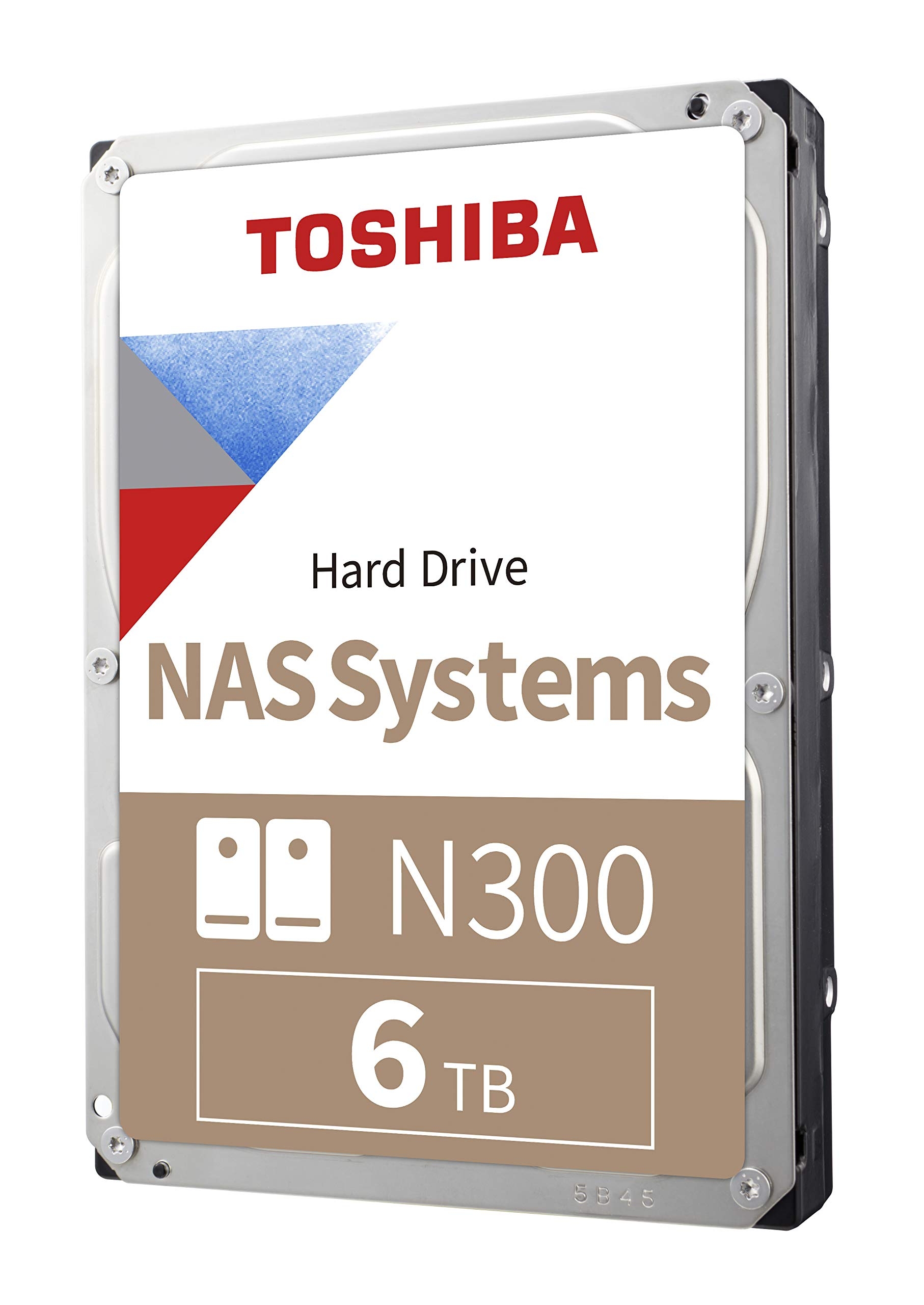 HDWG760EZSTAU - Computech-Solutions Toshiba 6 TB N300 NAS hard drive for network storage (3.5-inch internal HDD) with visible brand label and capacity.