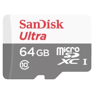 SDSQUNR-064G-GN3MN - Computech-Solutions SanDisk Ultra 64GB microSDXC memory card with Class 10/UHS-I rating