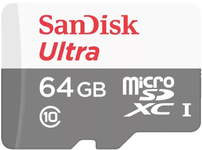SDSQUNR-064G-GN3MN - Computech-Solutions SanDisk Ultra 64GB microSDXC memory card with Class 10/UHS-I rating